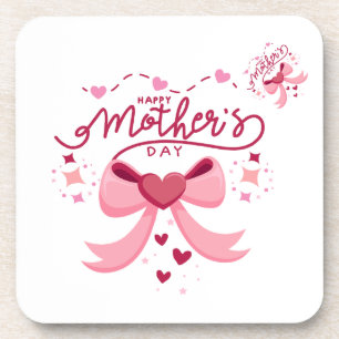 Posavasos Delantal diseñado de moda para el Día de la Madre