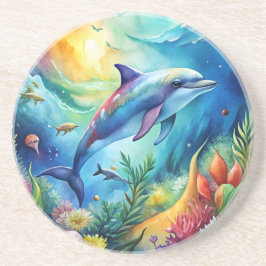 Posavasos Delfín Pintado