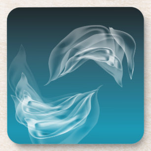 Posavasos Delfines abstractos en juego
