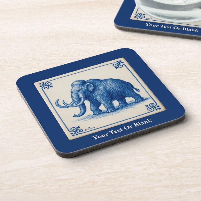 Posavasos Delft Wooly Mammoth (Lado Izquierdo)