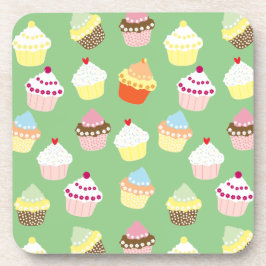 Posavasos Deliciosos pasteles de cumpleaños decorados