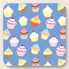 Posavasos Deliciosos pasteles de cumpleaños decorados