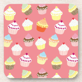 Posavasos Deliciosos pasteles de cumpleaños decorados