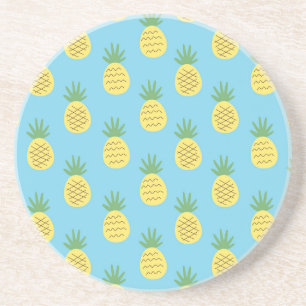 Posavasos Delight de piña: Impresión de frutas tropicales