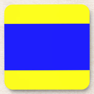 Posavasos Delta Amarillo Azul