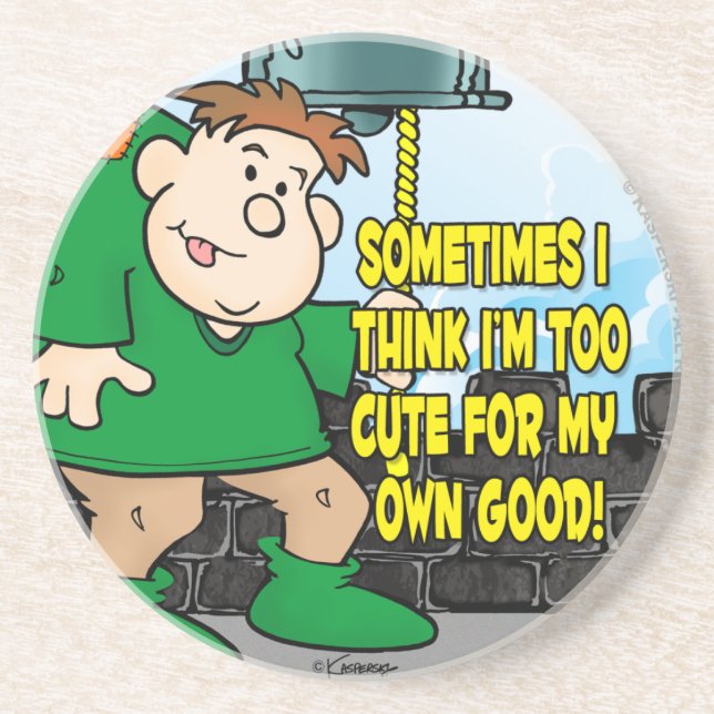 Posavasos Demasiado lindo (Frente)