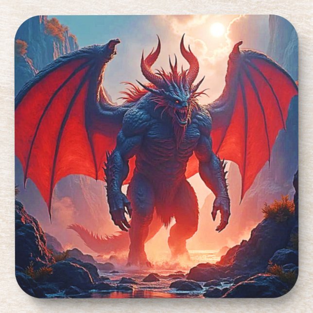 Posavasos Demon King: Eternal Dragon Shadow Art (Frente)