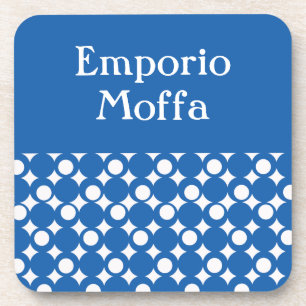 Posavasos Denim Blue Mod Ball Design @ Emporio Moffa con tex