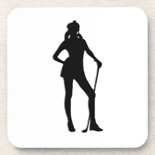 Posavasos Deporte de golf femenino