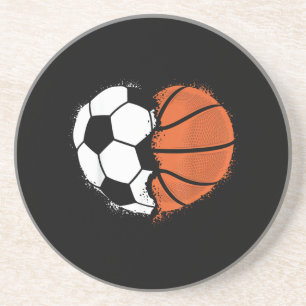 Posavasos Deportes de corazón Fútbol Baloncesto Amante del b