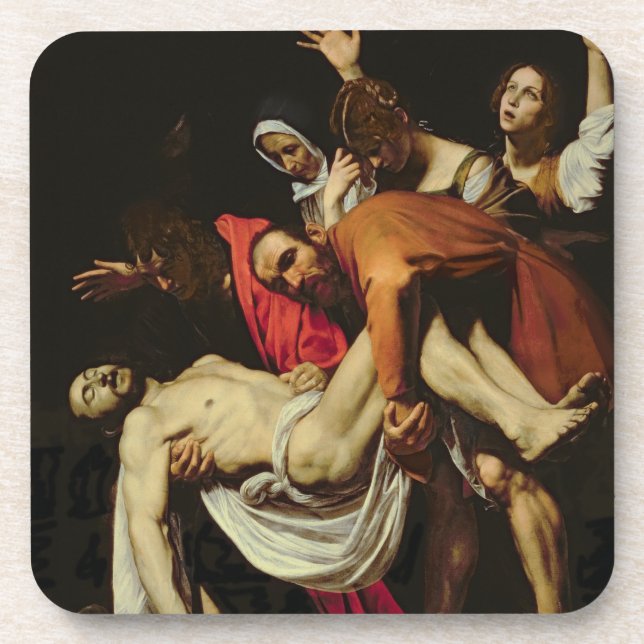Posavasos Deposición, 1602-4 (aceite en lona) (Frente)