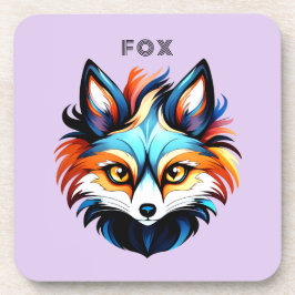 Posavasos Der Bunte Fuchs - Kopf Portrait