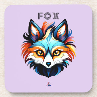 Posavasos Der Bunte Fuchs - Kopf Portrait