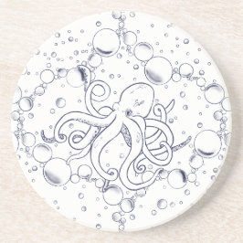 Posavasos Deriva de Burbujas de Pulpo