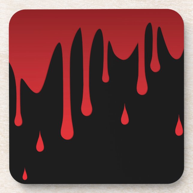 Posavasos Derrame de sangre (Frente)