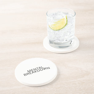Posavasos Derrumbe Mental Absorbente Arenisca Natural