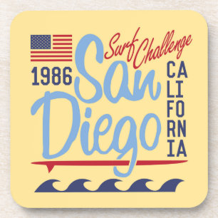 Posavasos Desafío Surf de San Diego 1986