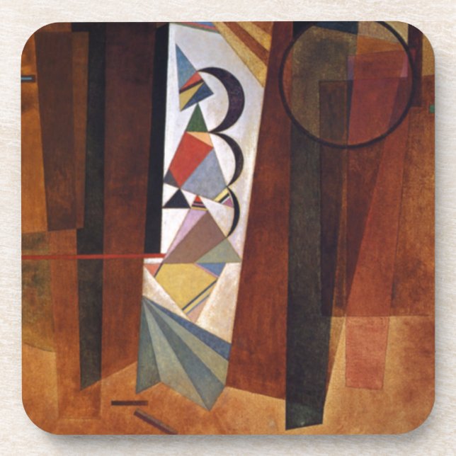 Posavasos Desarrollo de Kandinsky en la pintura abstracta ma (Frente)