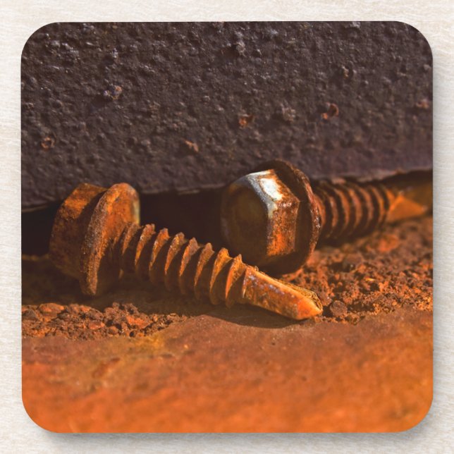 Posavasos Descanso de grietas rustas (Frente)