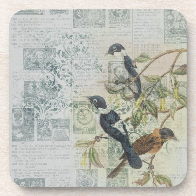 Posavasos Desenlace de la época de las aves vendidas (Frente)