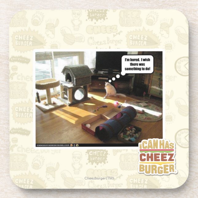 Posavasos Deseo que hubiera algo hacer (Frente)