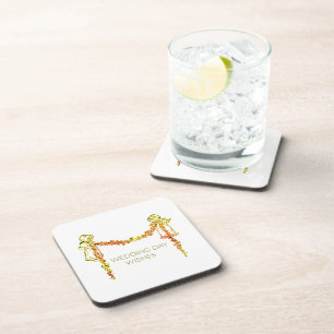 Posavasos Deseos del Día de la Boda