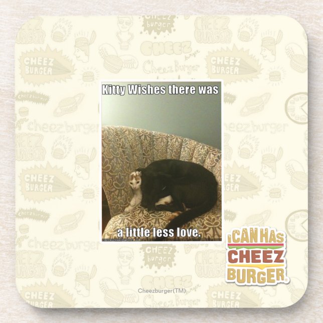 Posavasos Deseos del gatito (Frente)