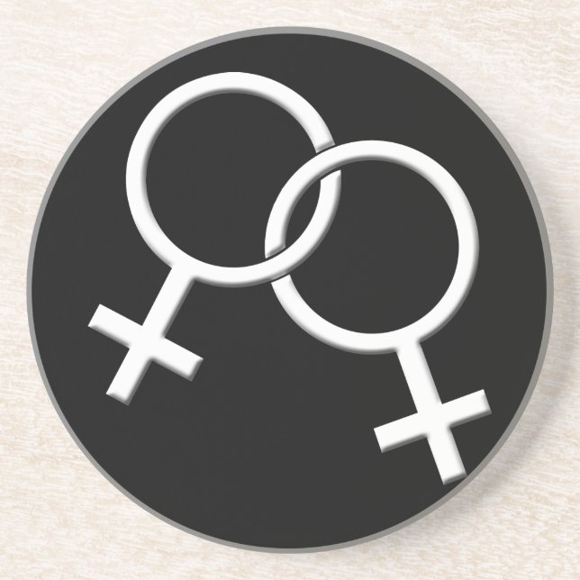 Posavasos Desfile del Orgullo Gay de las mujeres (Frente)