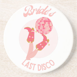Posavasos Despedida de soltera Disco de la Novia Retro 70