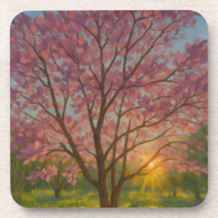 Posavasos Despertar de primavera - El paisaje de los árboles