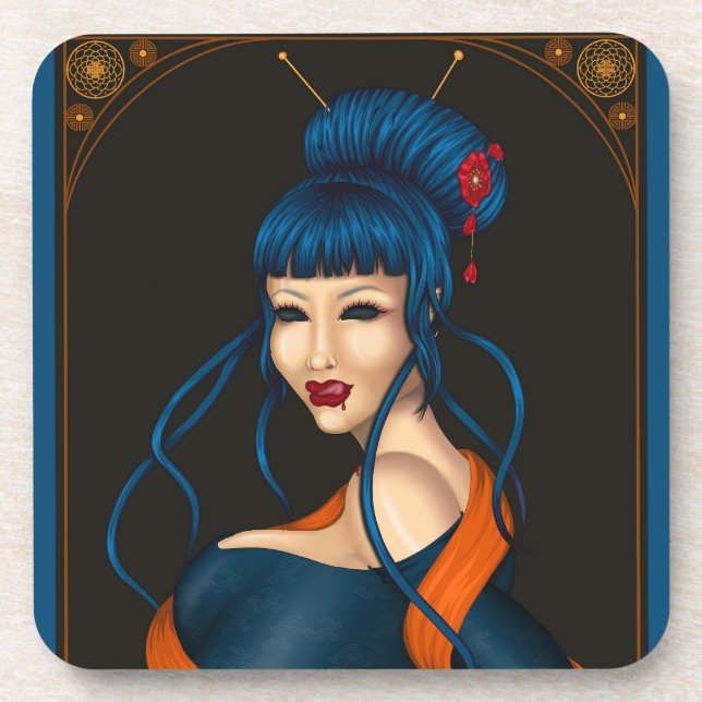 Posavasos Dessous de verre en plastique dur (Frente)