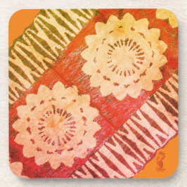 Posavasos Dessous de verre en plastique dur. TAPA Orange