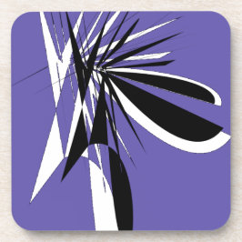 Posavasos Dessous de Verre Violet au Design Graphique Modern