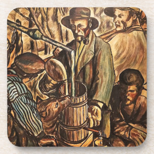 Posavasos Destiladores clandestinos que hacen licor de whisk
