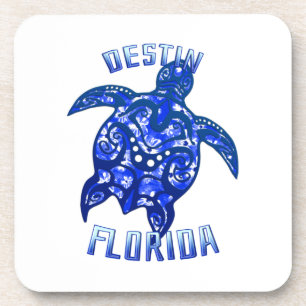 Posavasos Destin Florida Vacacional Tortuga Tribal