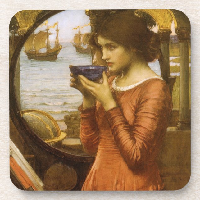 Posavasos Destino de John William Waterhouse (Frente)