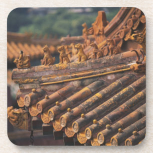 Posavasos Detalles arquitectónicos en la Ciudad Prohibida,