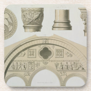 Posavasos Detalles de un arco esculpido y columnas del St.
