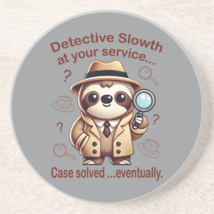Posavasos "Detective Perezoso" Agencia de Detectives Perezos