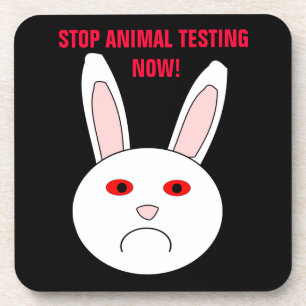 Posavasos Detener la prueba de animales ahora, montaña rusa 