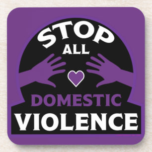 Posavasos Detener la violencia doméstica