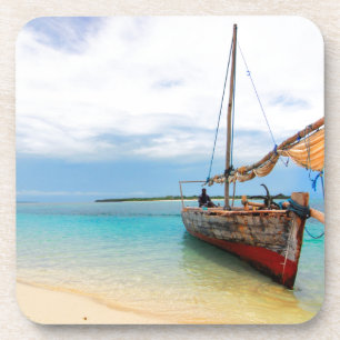 Posavasos Dhow tradicional, Zanzíbar, Tanzania