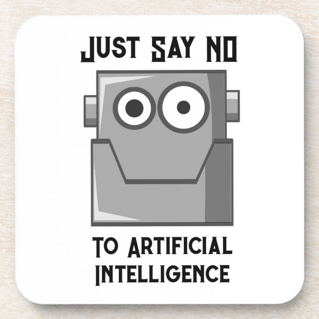 Posavasos Di No a la Inteligencia Artificial (Frente)