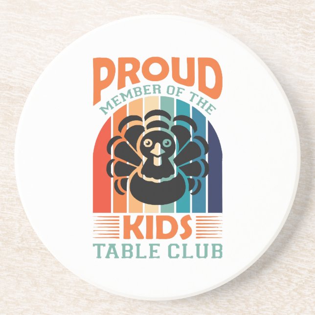 Posavasos Día de Acción de Gracias (Frente)