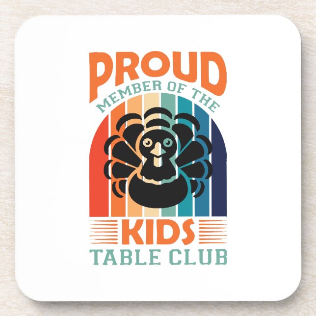 Posavasos Día de Acción de Gracias (Frente)