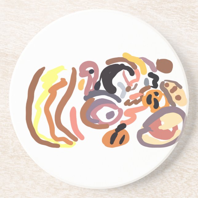 Posavasos Día de Acción de Gracias otoño (Frente)