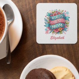 Posavasos Día de la Madre Amantes de la Naturaleza Floral Pe