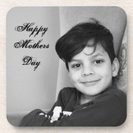 Posavasos Día de la Madre personal de plantilla de texto de 