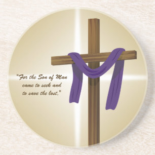 Posavasos Día de la Resurrección de la Violeta Púrpura de la