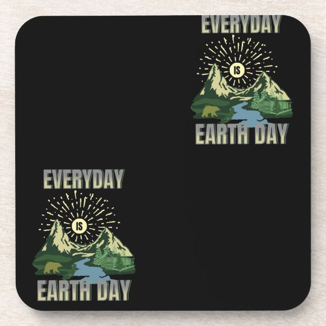 Posavasos Día de la Tierra (Frente)